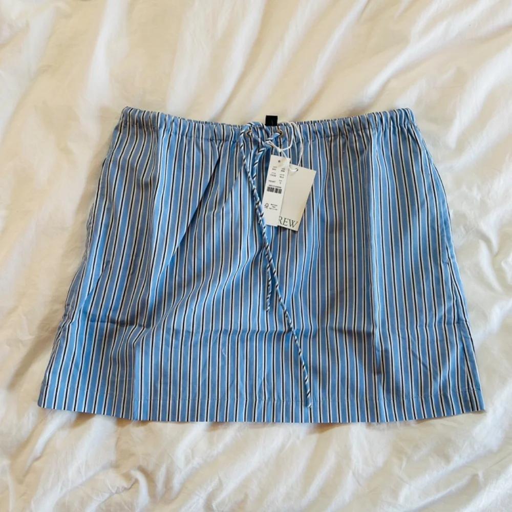 J.Crew Tie-waist Mini Skirt in Striped Cotton Poplin - Picture 6 of 7